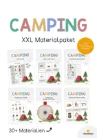 Vorschau - Mal- und Bastelvorlagen - CAMPING: XXL Materialpaket für den Englischunterricht (Zelten) - Deckblatt