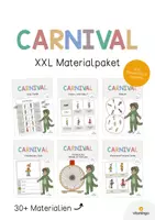 Vorschau - Stationenlernen - CARNIVAL: XXL Materialpaket für den Englischunterricht (Fasching, Karneval, Fastnacht) - Deckblatt