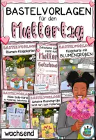 Vorschau - Mal- und Bastelvorlagen - Materialpaket mit Bastelvorlagen für den Muttertag - Deckblatt