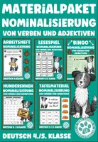 Vorschau - Arbeitsblätter - Materialpaket Nominalisierung von Verben und Adjektiven - Deckblatt