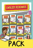 Vista previa - Hojas de trabajo - English Reading Comprehension Texts + Grammar PACK (inglés) - Portada