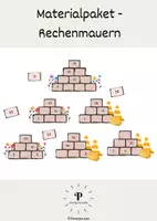 Vorschau - Fördermaterial/Inklusion - Materialpaket: Rechenmauern - Deckblatt
