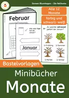 Vorschau - Arbeitsblätter - Die Monate - alle 12 Minibücher als Sparpaket - Deckblatt