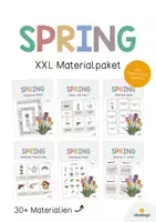Vorschau - Arbeitsblätter - SPRING: XXL Materialpaket für den Englischunterricht (Frühling) - Deckblatt