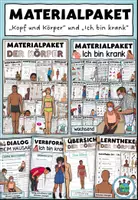 Vorschau - Arbeitsblätter - Materialpaket "Kopf und Körper" und "Ich bin krank" DaZ / DaF / Deutsch - Deckblatt