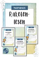 Vorschau - Arbeitsblätter - Materialpaket - Raketenlesen - Deutsch - 1. Klasse - Deckblatt