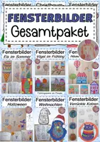 Vorschau - Mal- und Bastelvorlagen - Fensterbilder - Deckblatt