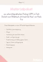 Vorschau - Stundenentwürfe - Materialpaket zur UPP im Fach Deutsch zum Bilderbuch „Ich knack die Nuss“ von Paolo Friz - Deckblatt