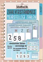 Vorschau - Poster - Materialpaket_Mehrstellige Zahlen bilden_Plakate, Ziffernkarten & Freiarbeitsmaterial - Deckblatt