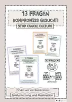 Vorschau - Spiele - wachsendes Materialpaket - 13 Fragen zum Kompromiss - Deckblatt