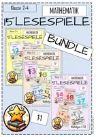 Vorschau - Spiele - 15 Lesespiele zum Einmaleins BUNDLE -Ich habe - Wer hat?- - Deckblatt
