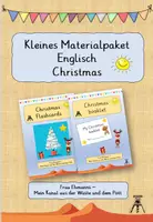 Vorschau - Arbeitsblätter - Materialpaket Englisch "Christmas" Flashcards und Arbeitsheft - Deckblatt