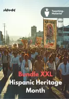 Vorschau - Unterrichtsreihen - XXL-Bundle „Hispanic Heritage Month“ – Bilinguales Komplettpaket für Grundschule, Sek I & Sek II - Deckblatt