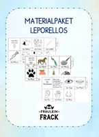 Vorschau - Mal- und Bastelvorlagen - Materialpaket Leporellos - 26 Vorlagen - Deckblatt