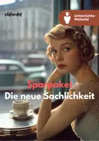 Vorschau - Unterrichtsreihen - Sparpaket: Die neue Sachlichkeit in der Literatur | Deutschunterricht - Deckblatt