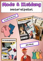 Vorschau - Arbeitsblätter - Mode und Kleidung Materialpaket - Deckblatt