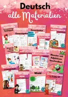 Vorschau - Unterrichtsreihen - Materialpaket Deutsch/Arbeitsblätter/Spiele/Übungen/Tafelmaterial - Deckblatt