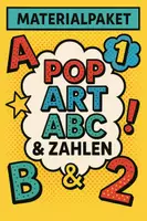 Vorschau - Mal- und Bastelvorlagen - Materialpaket PopArt Alphabet und Zahlen - Deckblatt