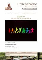 Vorschau - Stundenentwürfe - Materialpaket inklusive und kultursensible Arbeit, Lernfeld 6: „Kinder, Jugendliche und junge Erwachsene bei der Bewältigung besonderer Lebenssituationen unterstützen“ - Deckblatt