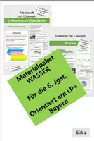 Vorschau - Arbeitsblätter - Materialpaket NuT 6. Klasse Alles rund ums Wasser - Deckblatt