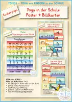 Vorschau - Poster - Materialpaket Yoga in der Schule Poster + Bildkarten - Deckblatt