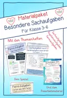 Vorschau - Unterrichtsreihen - Materialpaket - Besondere Sachaufgaben - Deckblatt