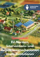 Vorschau - Unterrichtsreihen - Materialpaket: EU-Normen, Interventions- und Regulationsmechanismen sowie Institutionen - Deckblatt