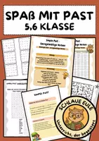 Vorschau - Arbeitsblätter - Spaß mit Past! - Deckblatt