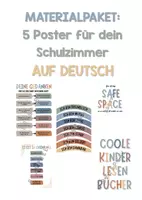 Vorschau - Poster - Materialpaket: COOLE POSTER FÜR DEIN SCHULZIMMER - Deckblatt