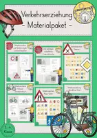 Vorschau - Stundenentwürfe - Verkehrserziehung Unterrichtsreihe Materialpaket Sachunterricht - Deckblatt