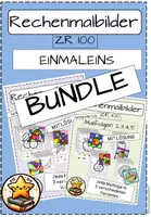 Vorschau - Arbeitsblätter - Rechenmalblätter Einmalseins mit Lösung BUNDLE - Deckblatt