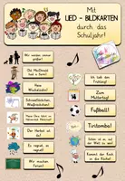 Vorschau - Präsentationen/Tafelbilder - Mit Lied-Bildkarten durch das Schuljahr - Deckblatt