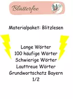 Vorschau - Präsentationen/Tafelbilder - Materialpaket: Blitzlesen - Deckblatt