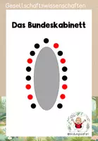 Vorschau - Arbeitsblätter - Materialpaket: Das Bundeskabinett - Deckblatt