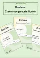 Vorschau - Spiele - Materialpaket - Dominos: Zusammengesetzte Nomen - Deckblatt