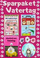 Vorschau - Arbeitsblätter - Sparpaket Vatertag (Klassen 1 bis 6) - Deckblatt