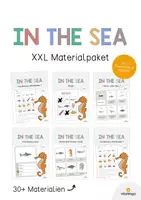 Vorschau - Arbeitsblätter - IN THE SEA: XXL Materialpaket für den Englischunterricht (Meerestiere, im Meer, im Ozean) - Deckblatt