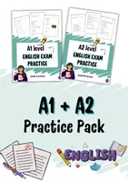 Vorschau - Arbeitsblätter - Englisch-Übungspaket für die Niveaus A1 und A2 - Deckblatt