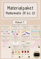 Vorschau - Aufgabenkarten - Materialpaket Mathematik Zahlenraum bis 20 - Deckblatt