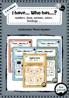 Vorschau - Spiele - Materialpaket: I have...Who has? - Lernspiele Englisch - Deckblatt