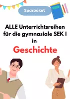 Vorschau - Unterrichtsreihen - Sparpaket XXL: Geschichte in der SEK I - Klasse 5 | 6 | 7 | 8 | 9 - Deckblatt