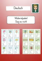 Vorschau - Spiele - Materialpaket Sag es nicht! - Deckblatt