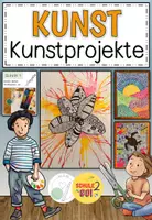 Vorschau - Arbeitsblätter - Materialpaket KUNST / Kunstprojekte - Deckblatt