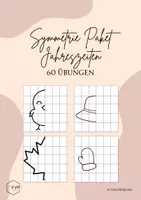 Vorschau - Arbeitsblätter - Symmetrieübungen im Jahreszeiten-Paket – Frühling, Sommer, Herbst & Winter - Deckblatt