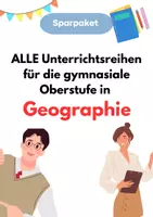 Vorschau - Stundenentwürfe - SPARPAKET XXL: Geographie & Erdkunde – Unterrichtsreihen & THEMEN für die gymnasiale Oberstufe - Deckblatt