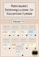 Vorschau - Poster - Materialpaket - Belohnungssystem für unterschiedliche Klassentiere/Symbole - Deckblatt