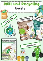 Vorschau - Arbeitsblätter - Müll und Recycling Materialpaket - Deckblatt