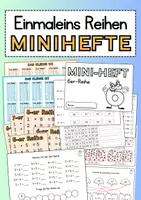 Vorschau - Unterrichtsreihen - Einmaleins Reihen (1-10) Minihefte SPARPAKET - Deckblatt
