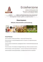 Vorschau - Stundenentwürfe - Materialpaket Reflexion, Dokumentation und Evaluierung im Lernfeld 4, Lernfeld 4: „Bildungs- und Entwicklungsprozesse anregen und unterstützen“ - Deckblatt