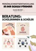 Vorschau - Arbeitsblätter - Materialpaket: Beratung von Schülerinnen und Schülern - Deckblatt